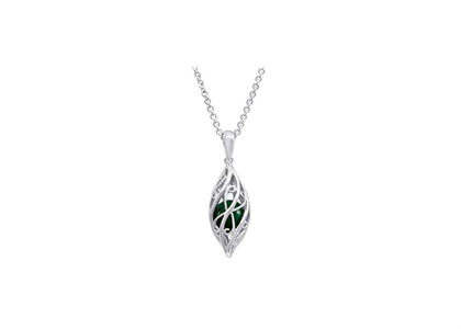 Rhodium Plated | Gemstone Pendants